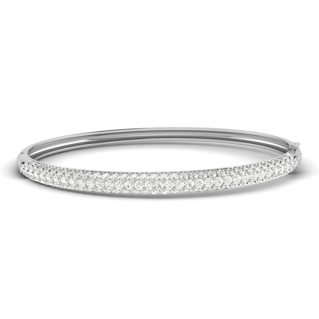 Domed Pave Bangle