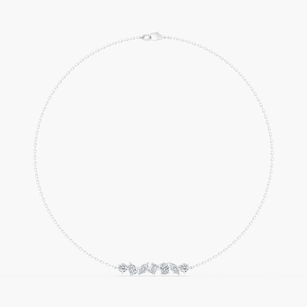 Multi Shape Bar Necklace