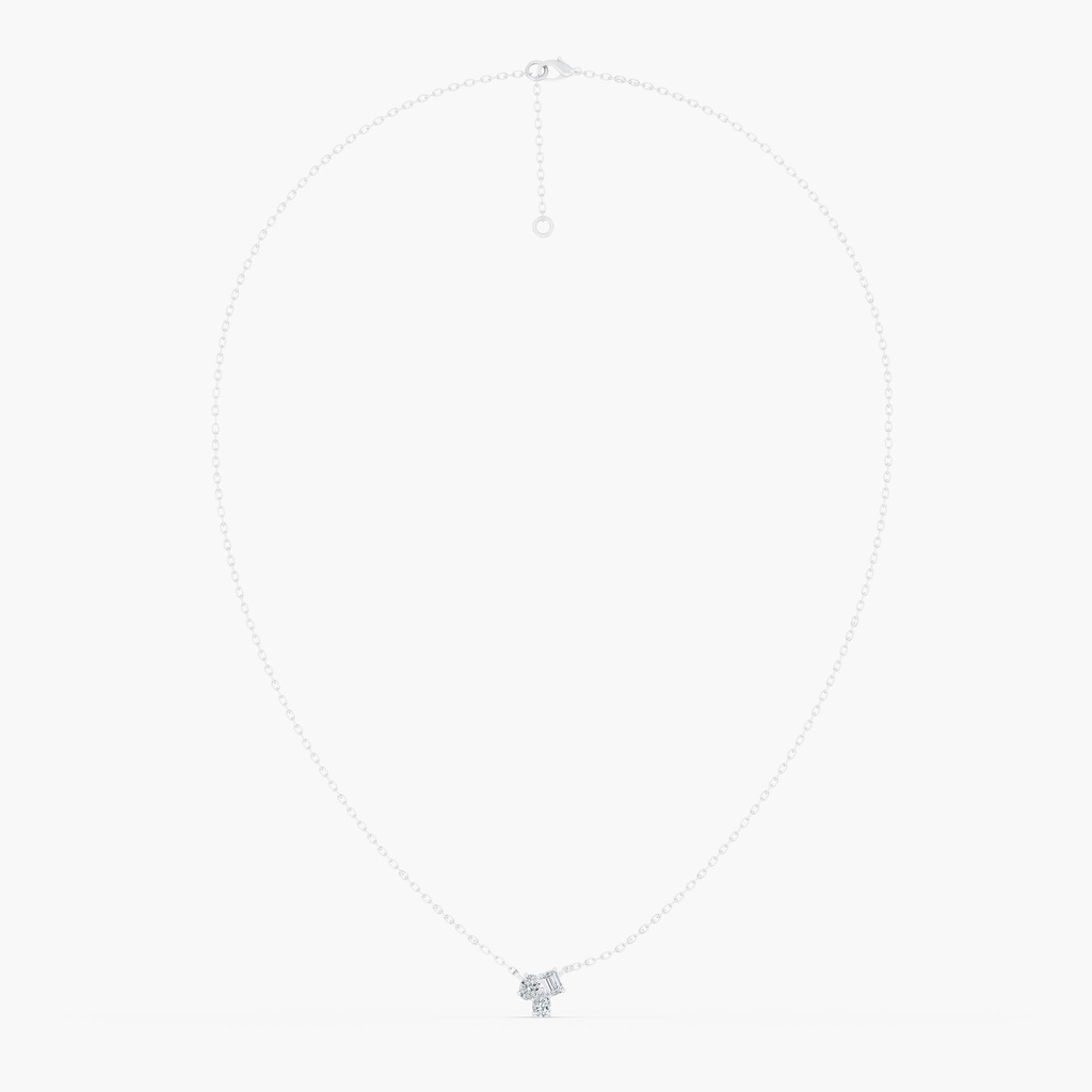 Multi Shape Cluster Necklace