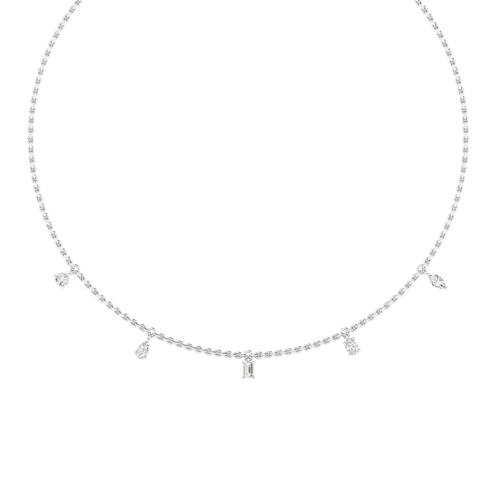 Multi Shape Droplet Necklace