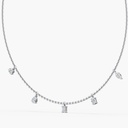 Multi Shape Droplet Necklace