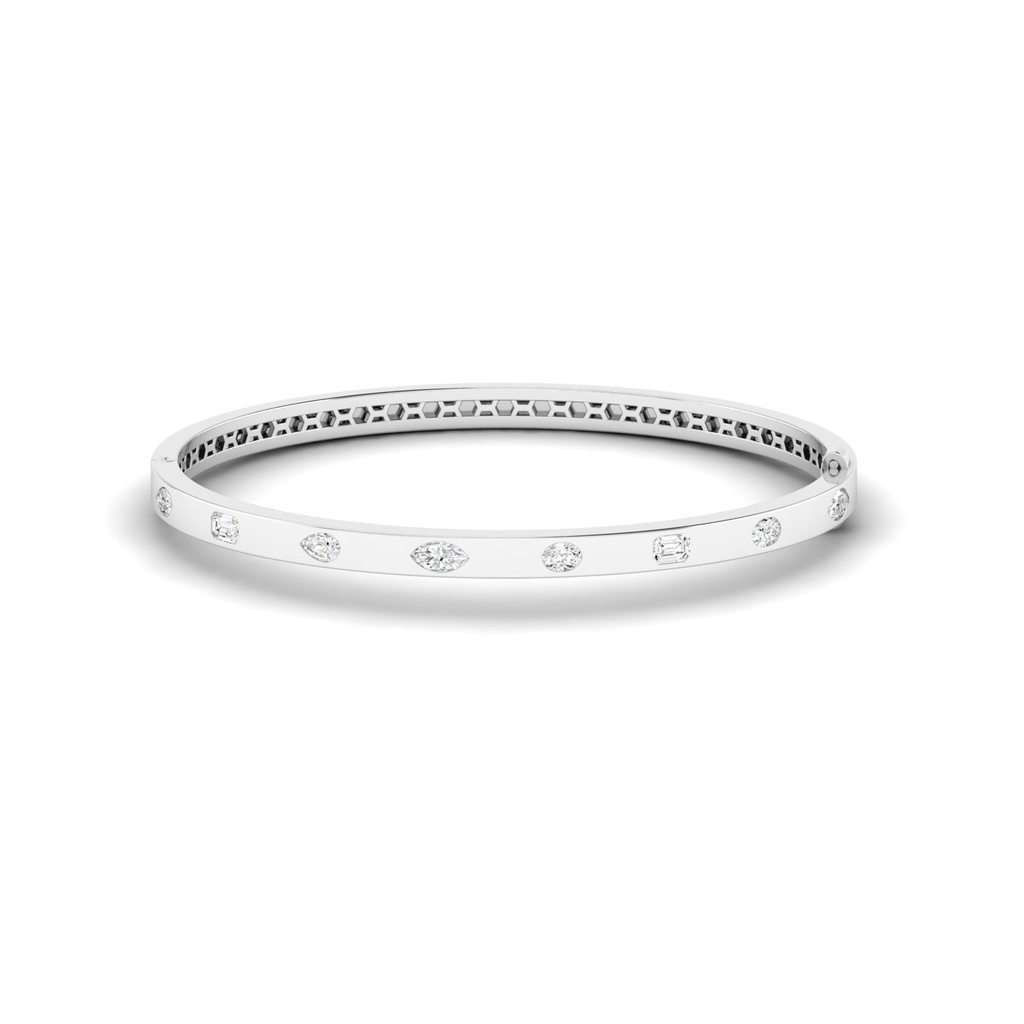 Small Multi Shape Inlay Bangle