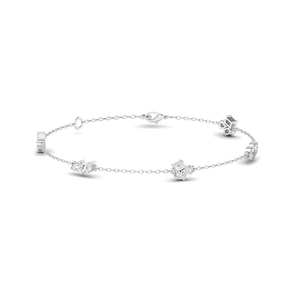 Dainty Multi Shape Cluster Bracelet