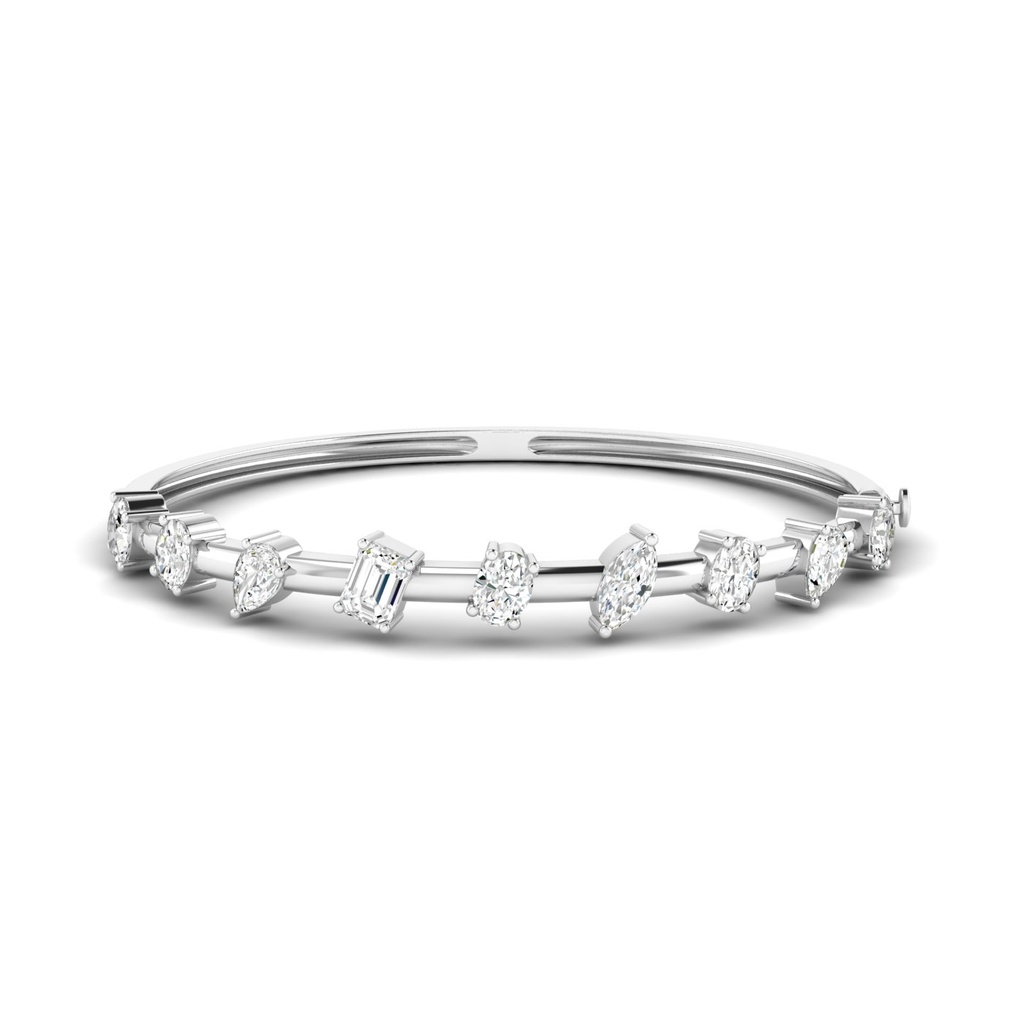 Spaced Multi Shape Bangle