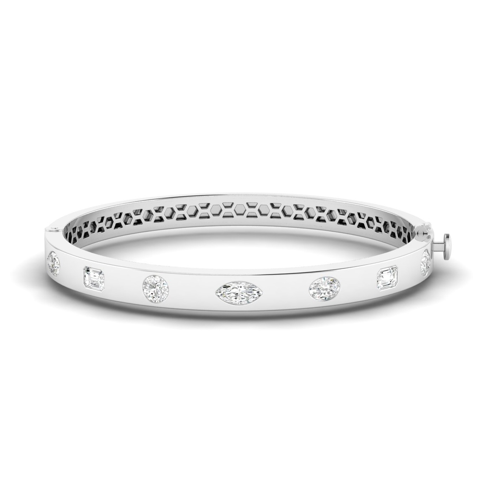 Multi Shape Inlay Bangle