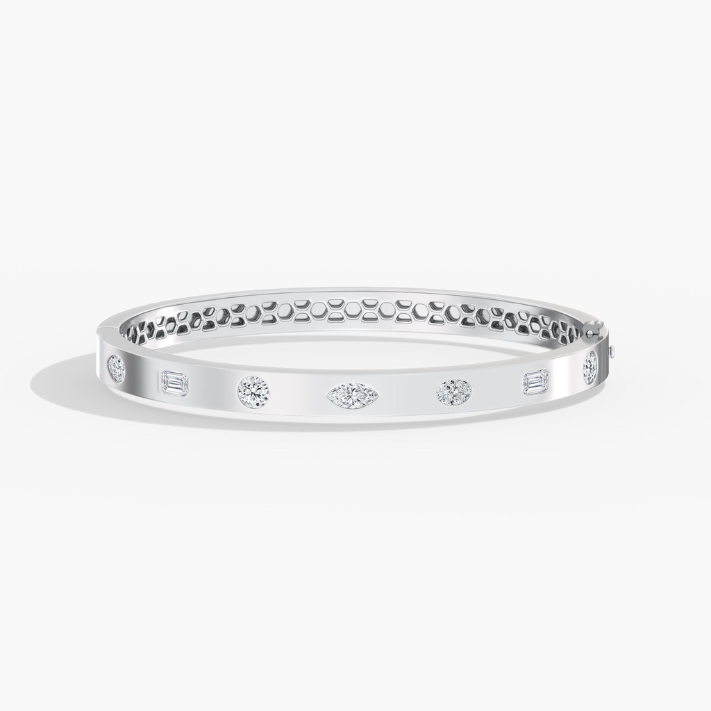 Multi Shape Inlay Bangle