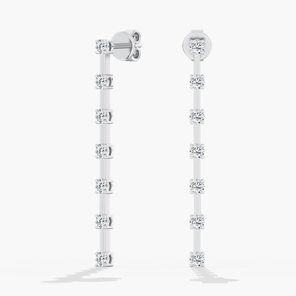 Small Orbit Drop Earrings