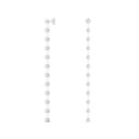 Long Orbit Drop Earrings