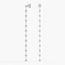 Long Orbit Drop Earrings