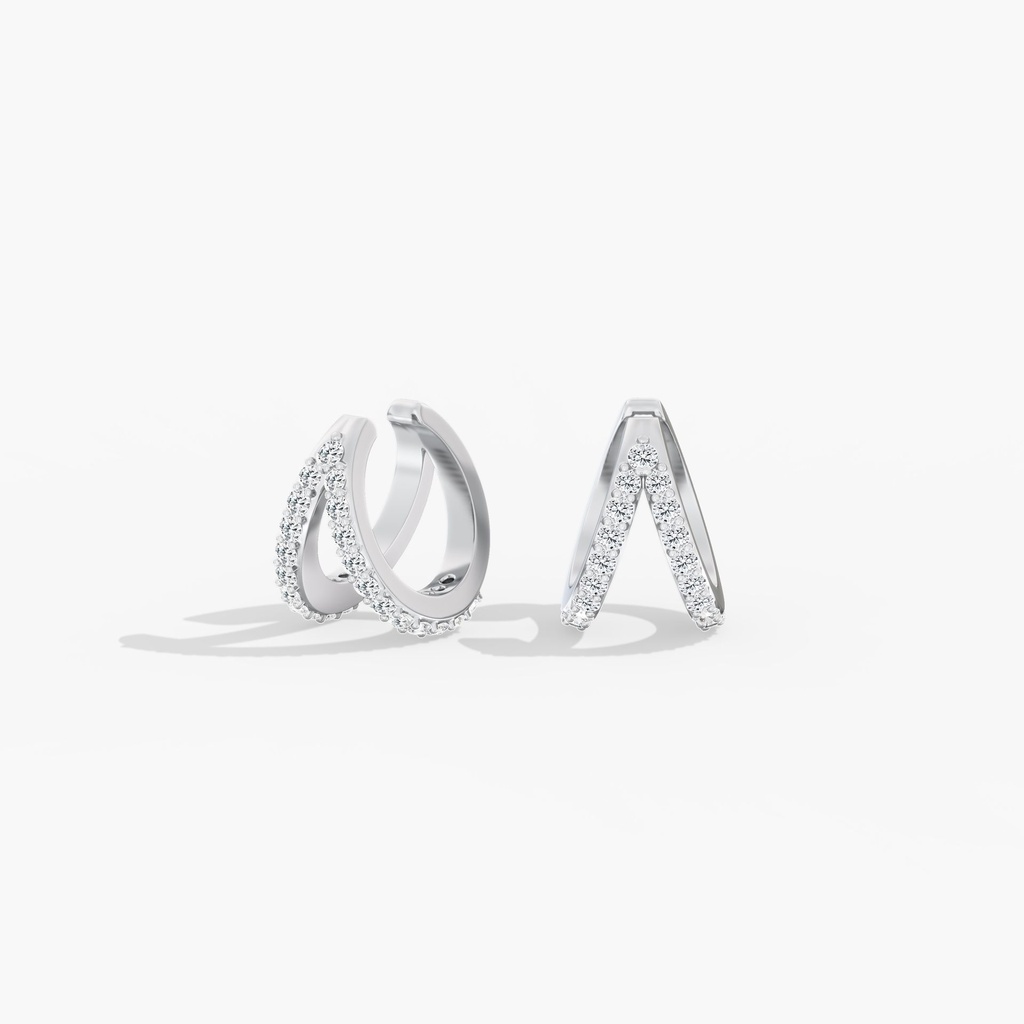Split Pave Ear Cuff 