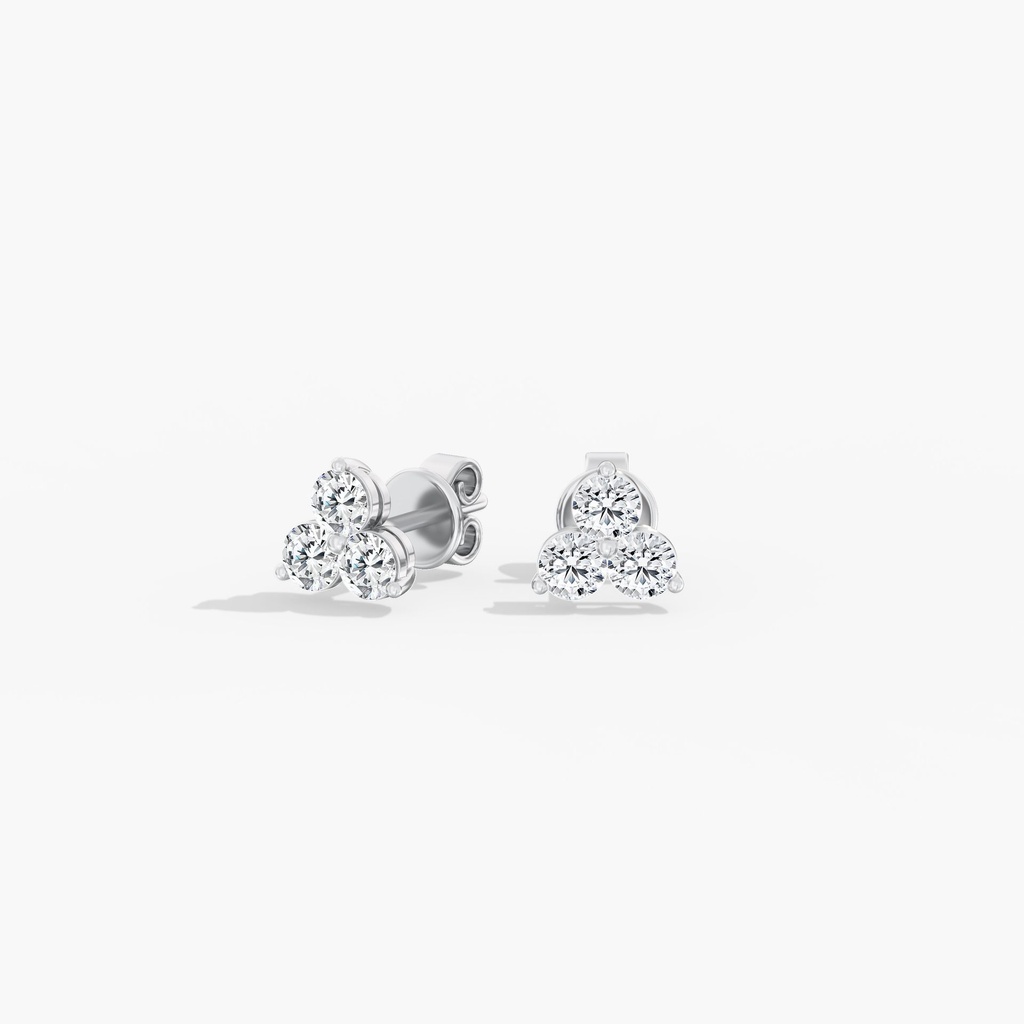 Round Trio Studs 