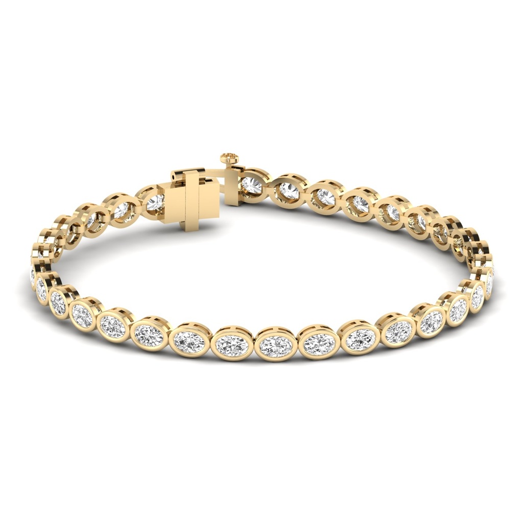 East West Oval Tennis Bracelet