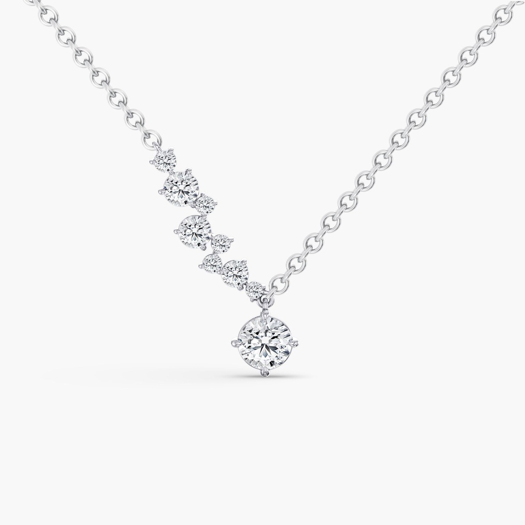 Starlight Asymmetrical Round Necklace