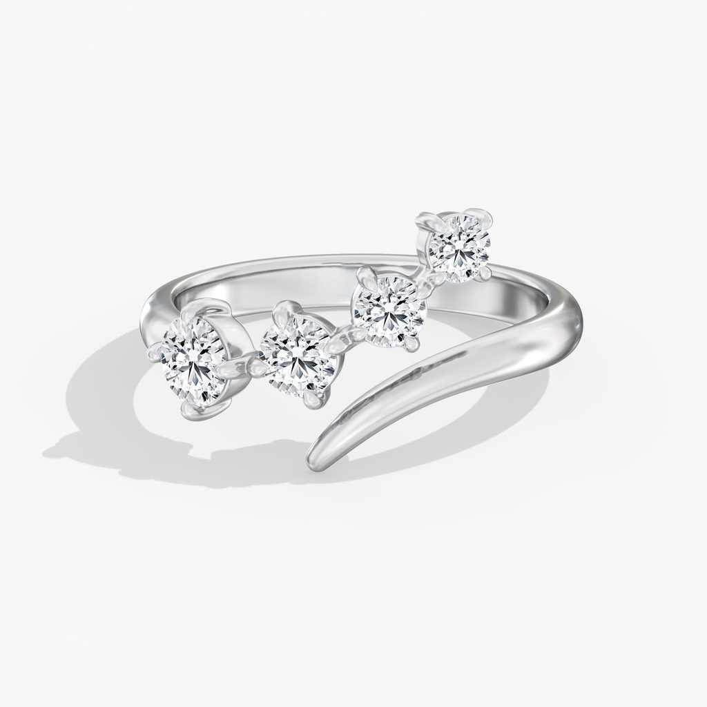 Starlight Half Bypass Ring