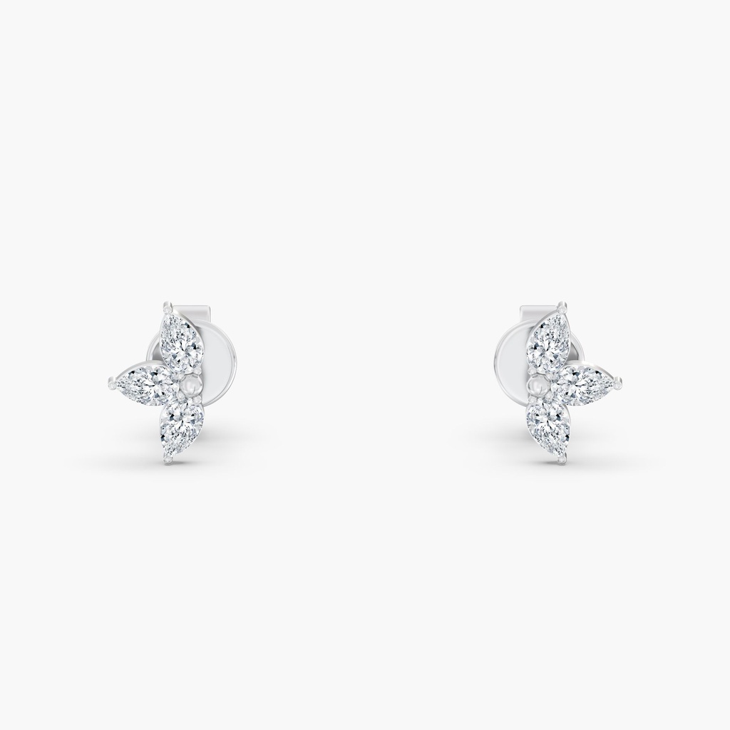 Petite Pear Fan Studs