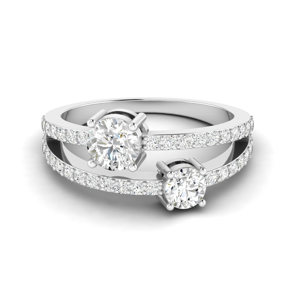 Orbit Two Stone Ring