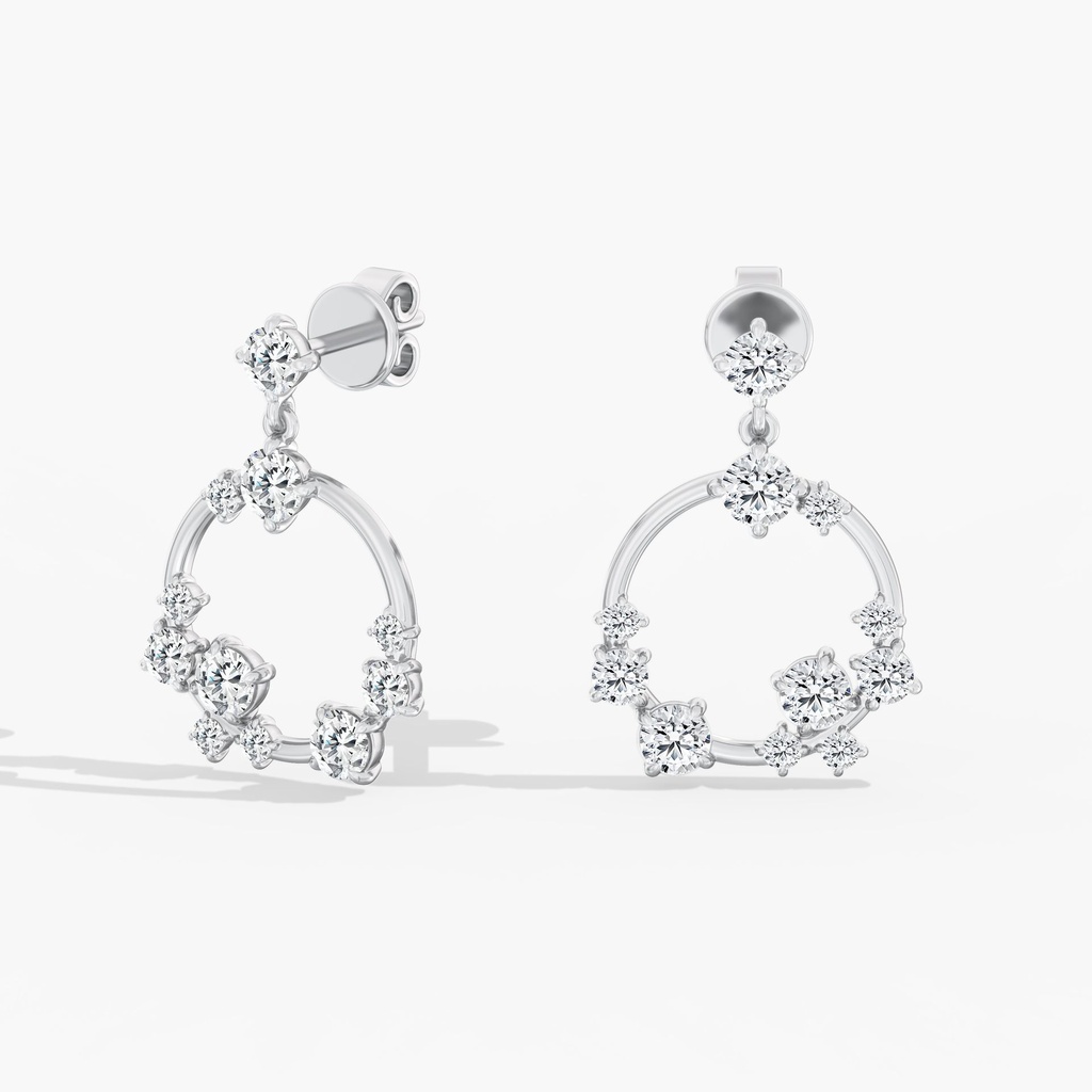 Starlight Circular Dangle Earrings