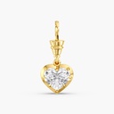 Vintage Inspired Heart Swivel Pendant 