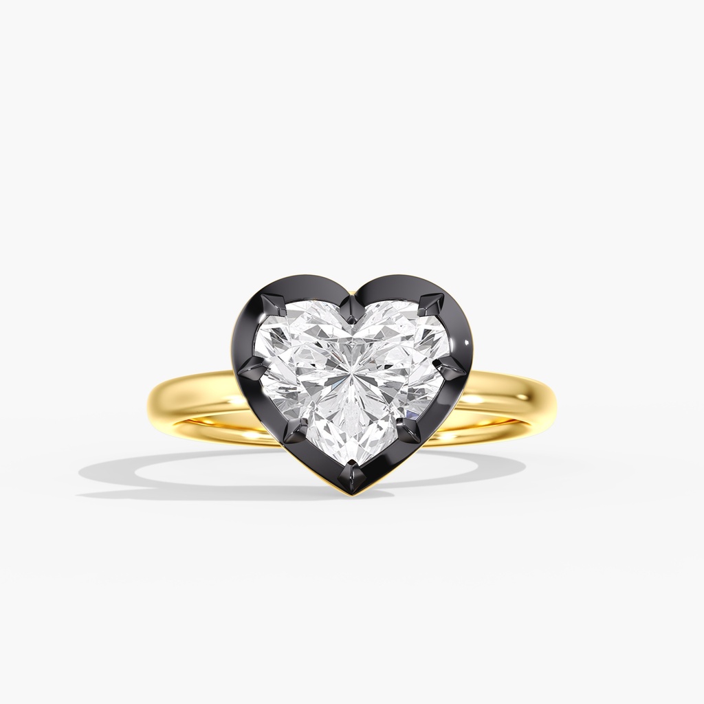 Vintage Inspired Heart Ring 