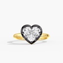 Vintage Inspired Heart Ring 