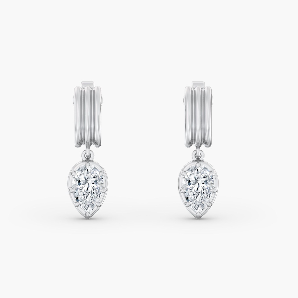 Pear Aura Drop Earrings 