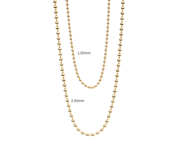 Solid Bead Chain 1.50mm