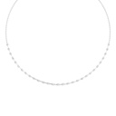 Orbit Half Tennis Necklace