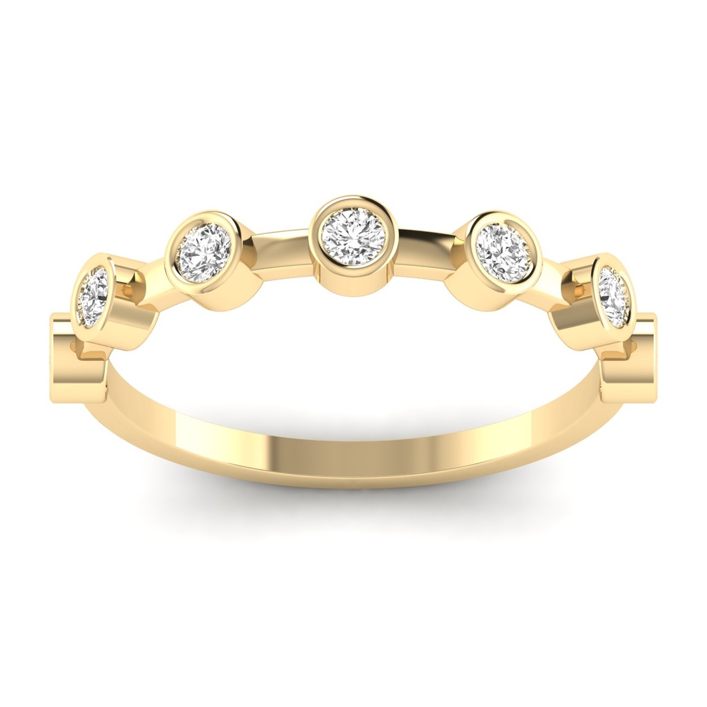 Petite Round Bezel Bar Band