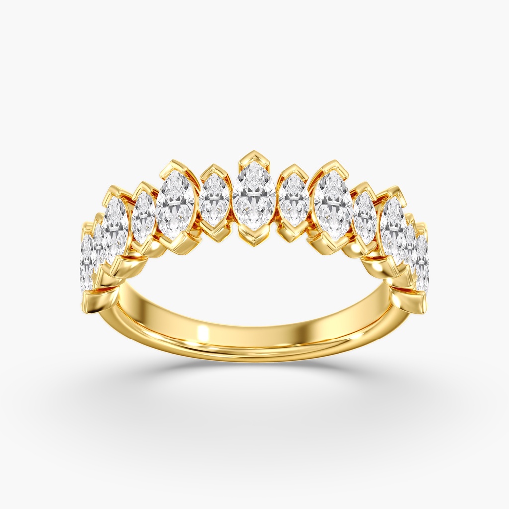 Alternating Marquise Band