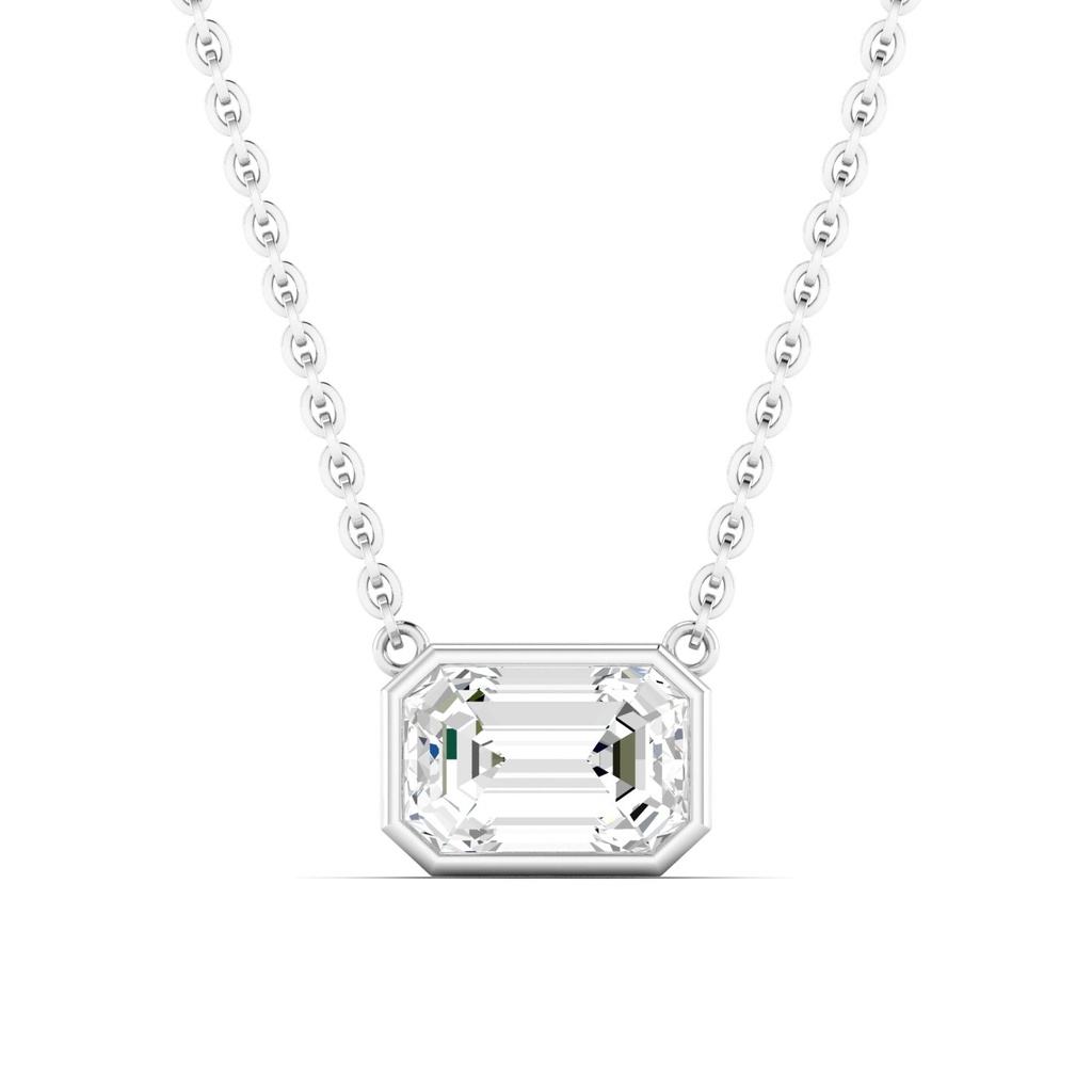 Emerald Bezel Pendant