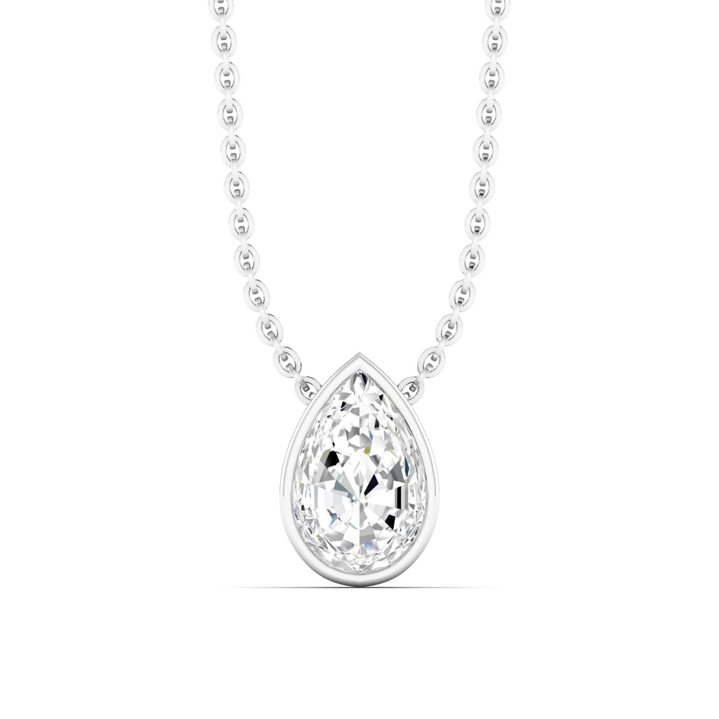 Pear Bezel Pendant