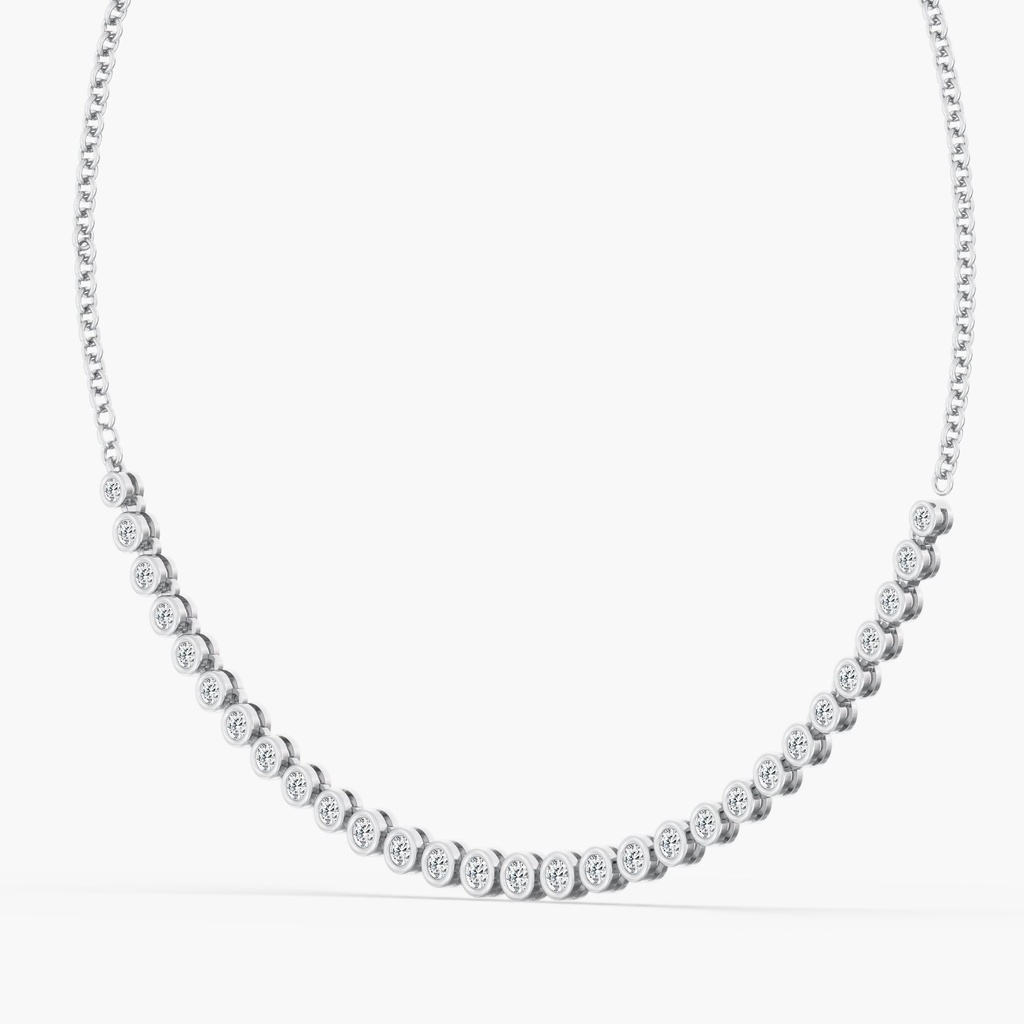 Graduated Bezel Half Tennis