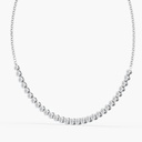 Graduated Bezel Half Tennis