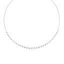 Graduated Bezel Half Tennis