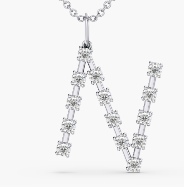 Orbit Letter "N" Charm