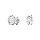 Oval Bezel Studs