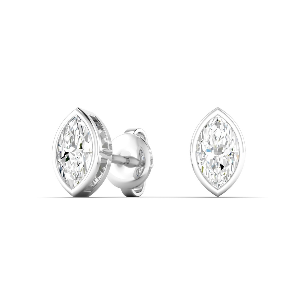 Marquise Bezel Studs