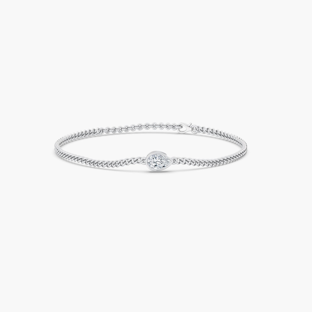 Pear Bezel Bracelet