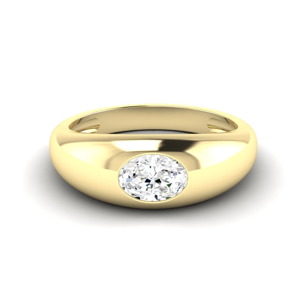 Oval Domed Ring