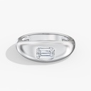 Emerald Domed Ring