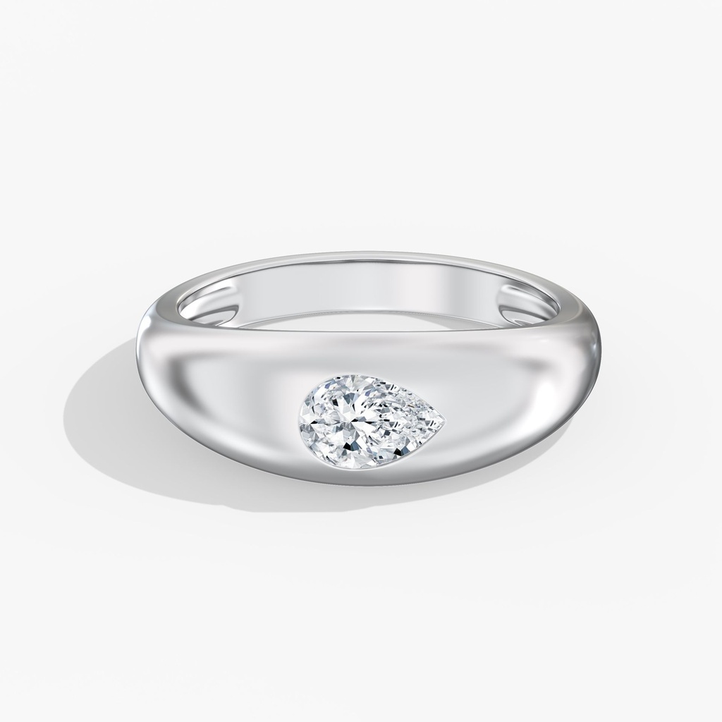 Pear Domed Ring