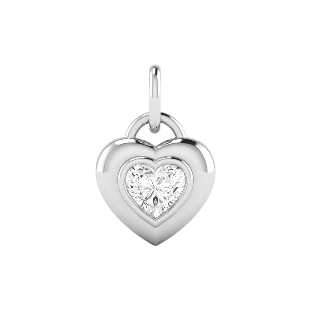 Heart Domed Charm
