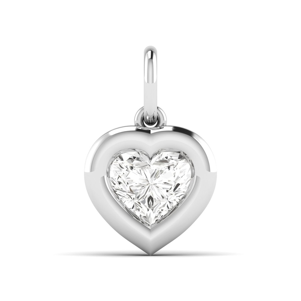 Heart Domed Charm