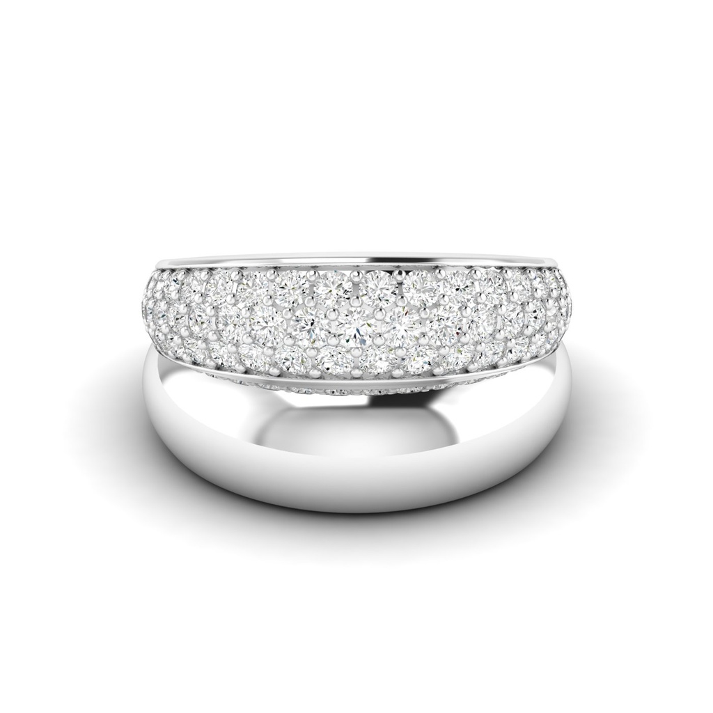 Pave Domed Ring