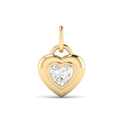 [P400HRT] Heart Domed Charm