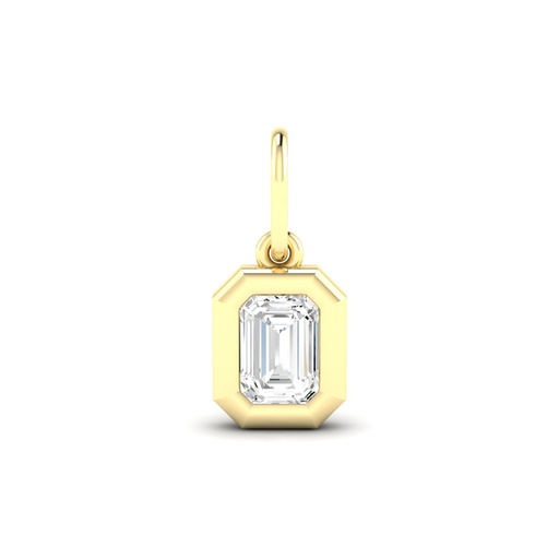 [P399EM] Emerald Domed Charm