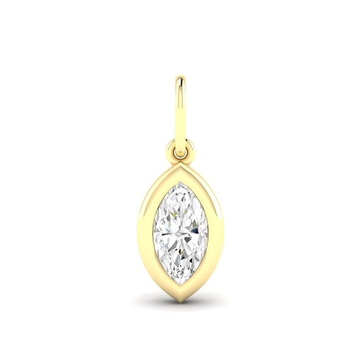 [P397MQ] Marquise Domed Charm