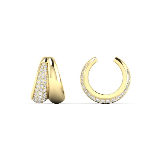 [ECUFF] Pave Domed Ear Cuff