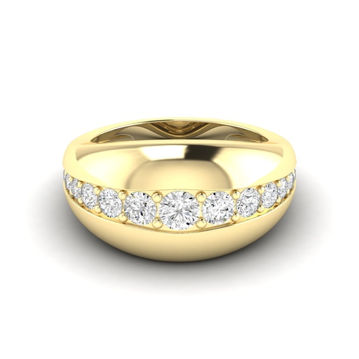 [R289] Diamond Cloud Ring