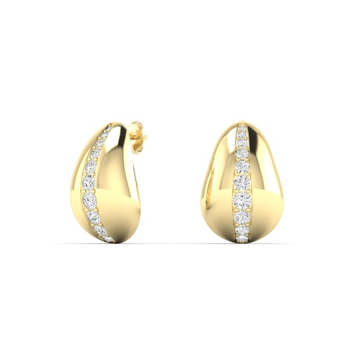 [E292] Diamond Cloud Earrings